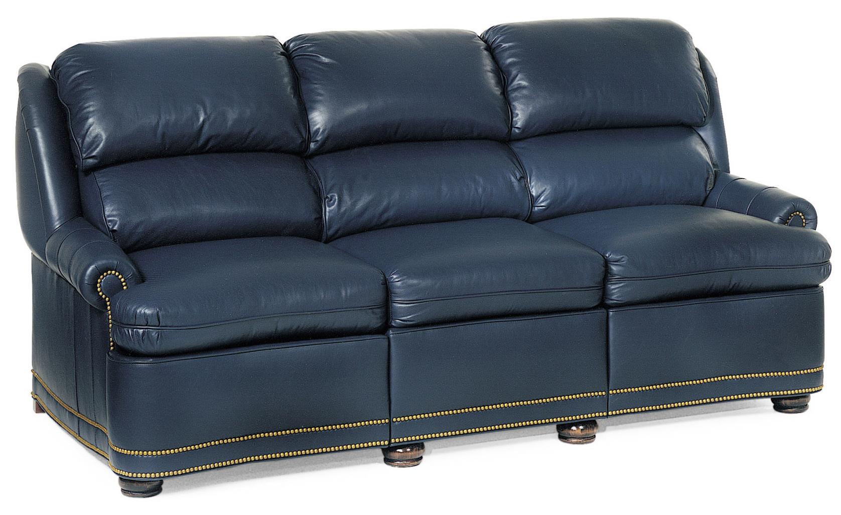 Hancock Moore Austin Traditional Full Recline Sofa with Nailhead